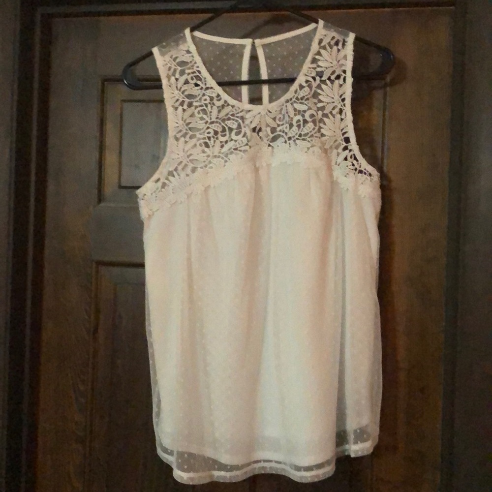 Maurices lace tank top